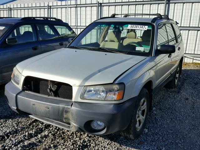 JF1SG63645H735358 - 2005 SUBARU FORESTER 2 GRAY photo 2