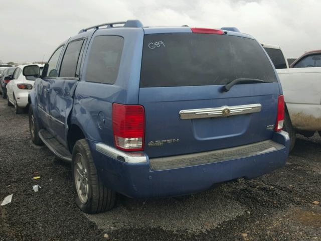 1A8HX58237F575615 - 2007 CHRYSLER ASPEN LIMI BLUE photo 3