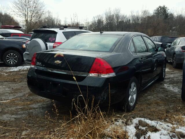 2G1WB5EN7A1145153 - 2010 CHEVROLET IMPALA LT BLACK photo 4