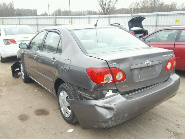 2T1BR32E95C363421 - 2005 TOYOTA COROLLA CE GRAY photo 3