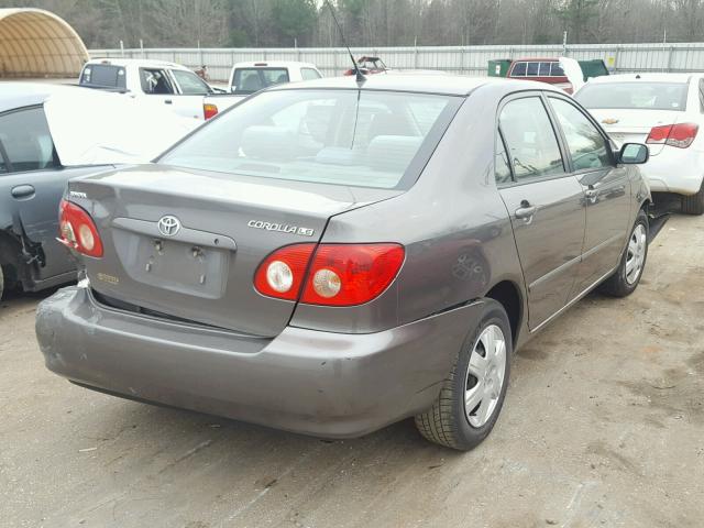 2T1BR32E95C363421 - 2005 TOYOTA COROLLA CE GRAY photo 4