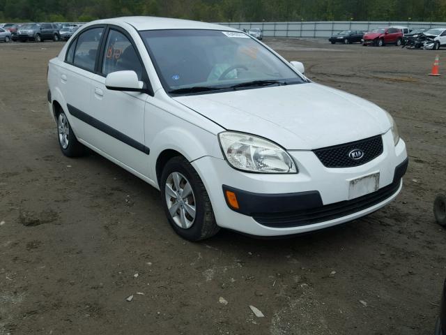 KNADE123886387158 - 2008 KIA RIO BASE WHITE photo 1