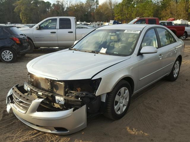 5NPET46C59H505103 - 2009 HYUNDAI SONATA GLS SILVER photo 2