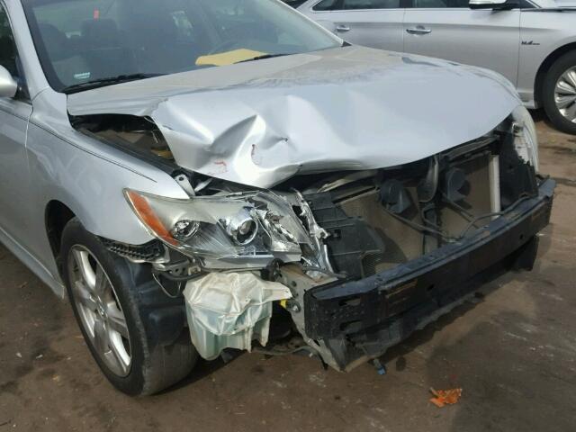 4T1BE46K39U887069 - 2009 TOYOTA CAMRY BASE SILVER photo 9