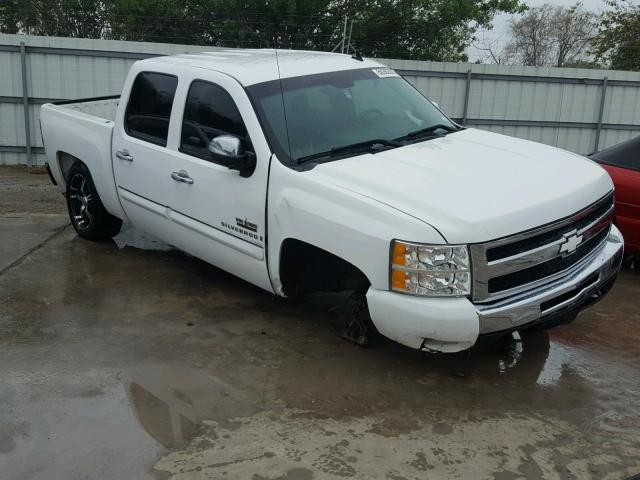 3GCEC23049G133499 - 2009 CHEVROLET SILVERADO WHITE photo 1