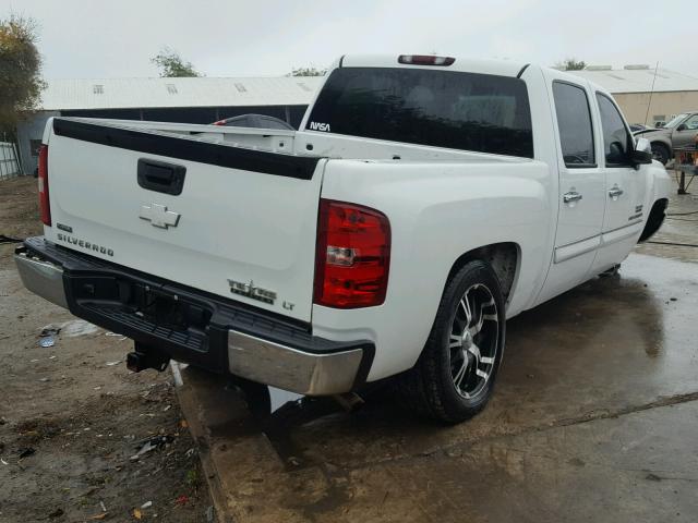 3GCEC23049G133499 - 2009 CHEVROLET SILVERADO WHITE photo 4