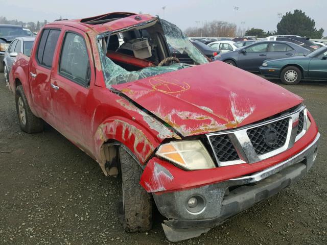 1N6AD07W76C400015 - 2006 NISSAN FRONTIER C RED photo 1