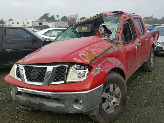 1N6AD07W76C400015 - 2006 NISSAN FRONTIER C RED photo 2
