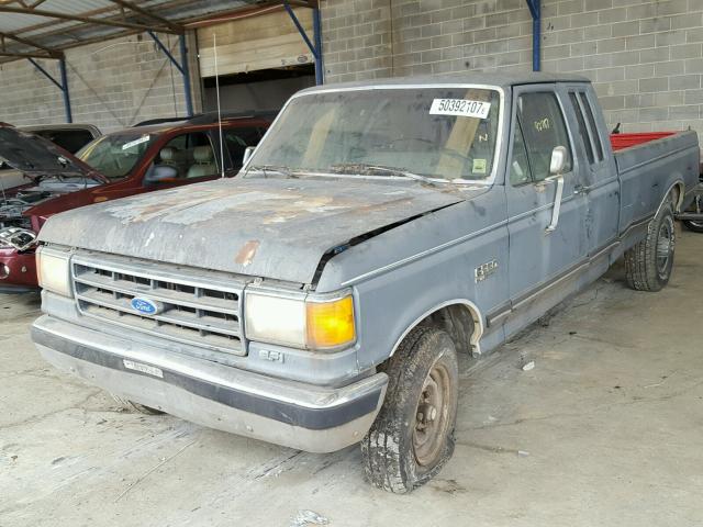 1FTHX25H7MKA14559 - 1991 FORD F250 TWO TONE photo 2