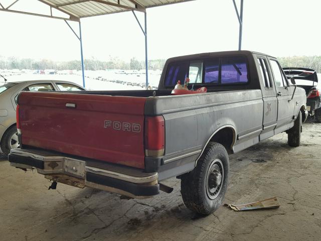 1FTHX25H7MKA14559 - 1991 FORD F250 TWO TONE photo 4