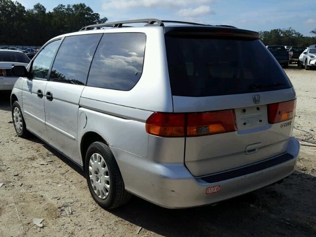 5FNRL18594B120231 - 2004 HONDA ODYSSEY LX SILVER photo 3