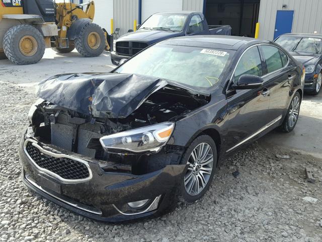 KNALN4D75E5161951 - 2014 KIA CADENZA PR BLACK photo 2