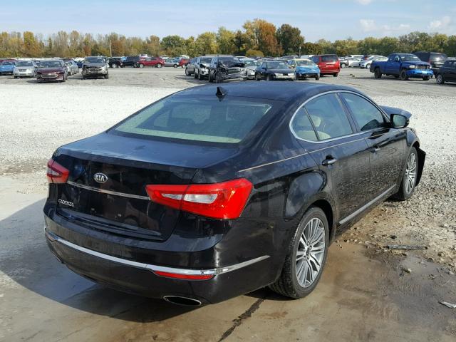 KNALN4D75E5161951 - 2014 KIA CADENZA PR BLACK photo 4