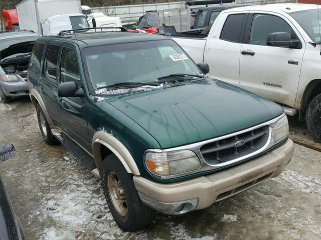 1FMZU84P91ZA62622 - 2001 FORD EXPLORER E GREEN photo 9