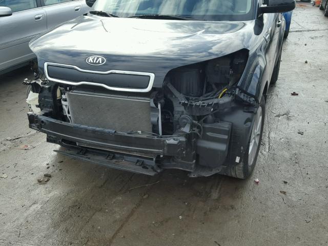 KNDJN2A29F7169905 - 2015 KIA SOUL BLACK photo 9