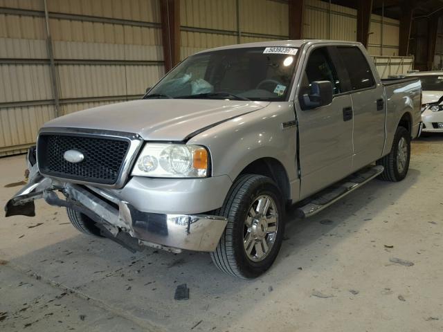 1FTRW12W26KD77259 - 2006 FORD F150 SUPER GRAY photo 2