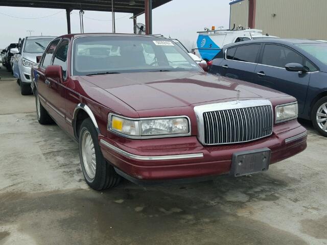 1LNLM83W1VY639900 - 1997 LINCOLN TOWN CAR C RED photo 1