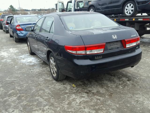 1HGCM66503A019705 - 2003 HONDA ACCORD EX BLACK photo 3