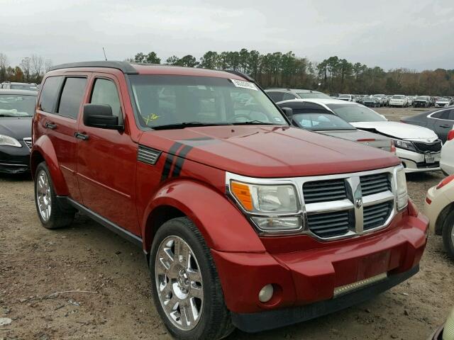 1D8GT58K37W689176 - 2007 DODGE NITRO SLT RED photo 1