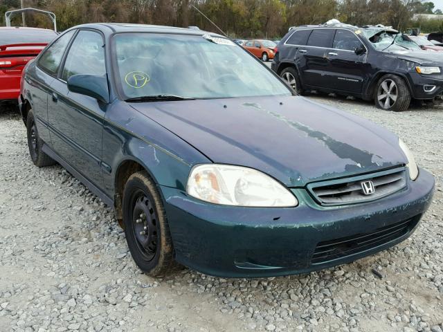 1HGEJ8144YL016457 - 2000 HONDA CIVIC EX 绿色 照片 1