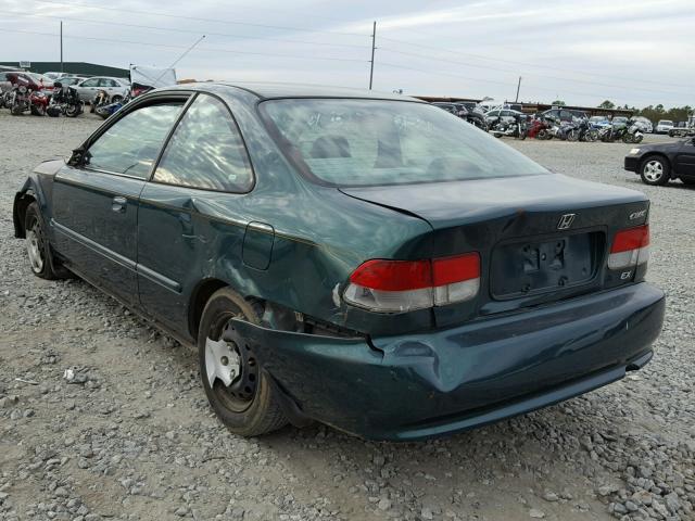 1HGEJ8144YL016457 - 2000 HONDA CIVIC EX 绿色 照片 3
