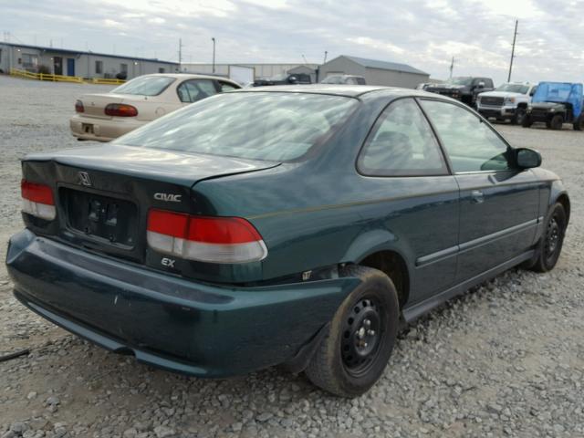 1HGEJ8144YL016457 - 2000 HONDA CIVIC EX 绿色 照片 4