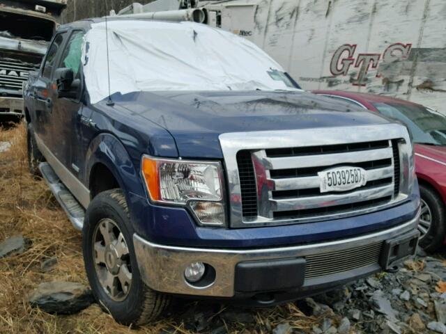 1FTFW1ET5CFB31878 - 2012 FORD F150 SUPER BLUE photo 1