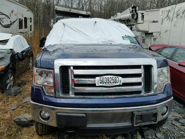 1FTFW1ET5CFB31878 - 2012 FORD F150 SUPER BLUE photo 10