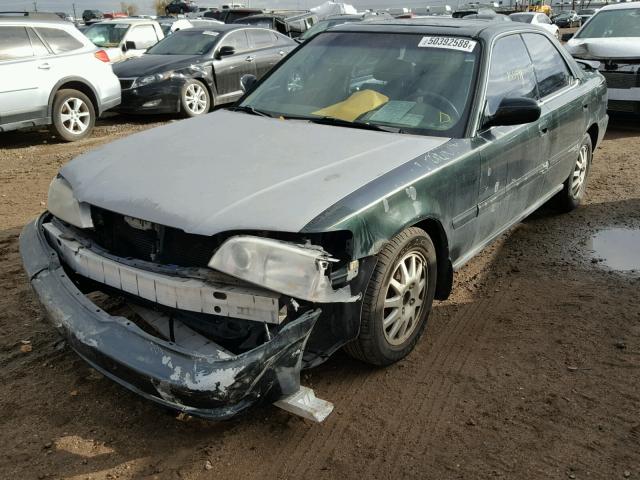 JH4UA2652WC001394 - 1998 ACURA 2.5TL GREEN photo 2