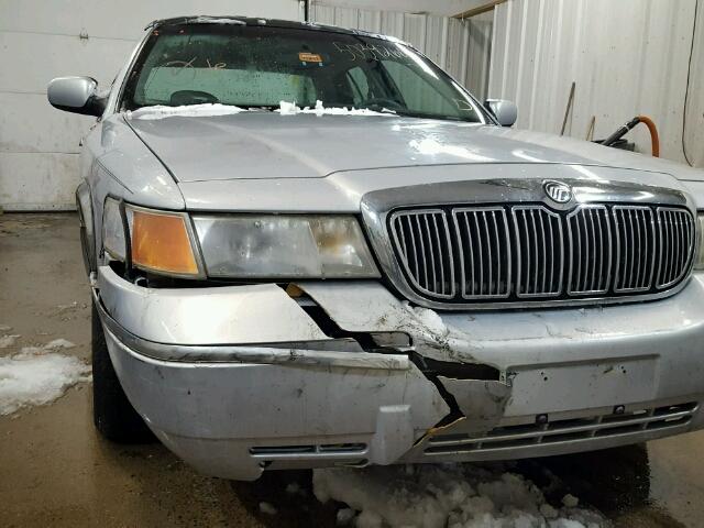 2MEFM75W0YX624672 - 2000 MERCURY GRAND MARQ SILVER photo 9