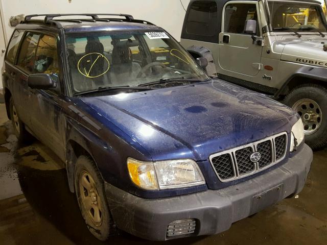 JF1SF63571H721846 - 2001 SUBARU FORESTER L BLUE photo 1