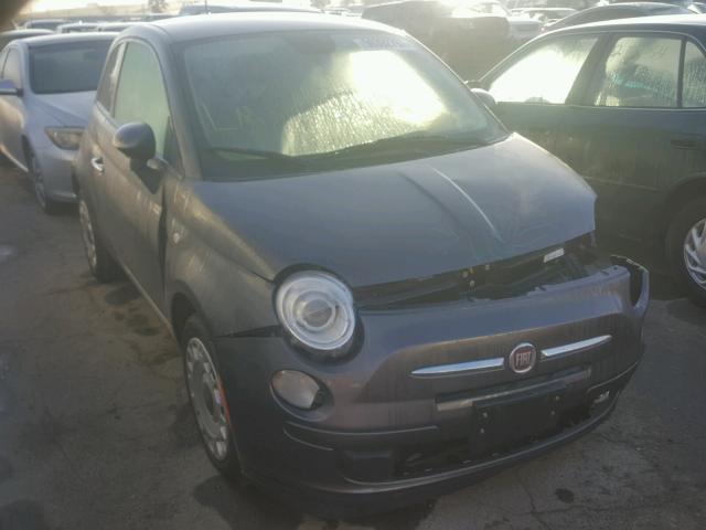 3C3CFFAR4FT570448 - 2015 FIAT 500 POP GRAY photo 1