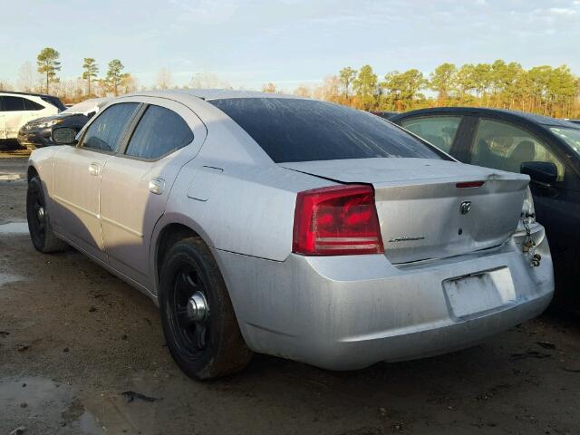 2B3KA43G47H714582 - 2007 DODGE CHARGER SE SILVER photo 3