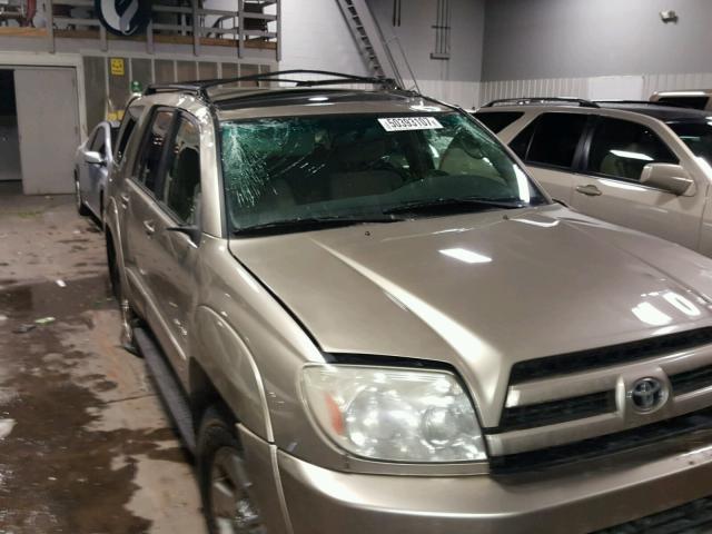 JTEBU14R848021208 - 2004 TOYOTA 4RUNNER SR TAN photo 9