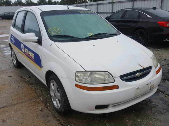 KL1TD66607B693562 - 2007 CHEVROLET AVEO BASE 白色 照片 1