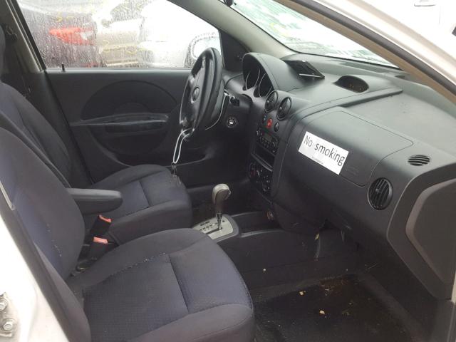 KL1TD66607B693562 - 2007 CHEVROLET AVEO BASE 白色 照片 5