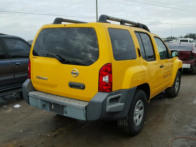 5N1AN08U88C500006 - 2008 NISSAN XTERRA OFF YELLOW photo 4