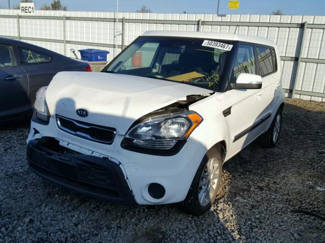 KNDJT2A6XC7407846 - 2012 KIA SOUL + WHITE photo 2