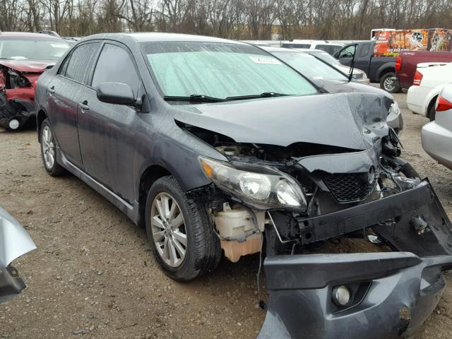 2T1BU4EEXAC507309 - 2010 TOYOTA COROLLA BA BLACK photo 1