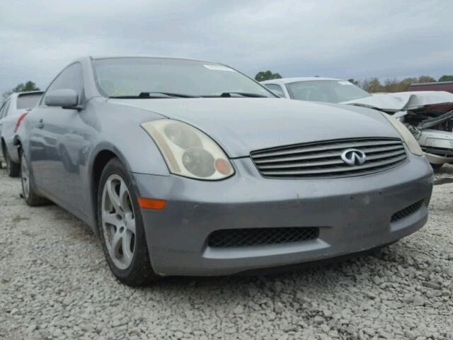 JNKCV54E73M210401 - 2003 INFINITI G35 GRAY photo 1