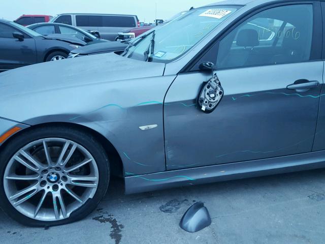 WBAPH7G55ANM50861 - 2010 BMW 328 I GRAY photo 9