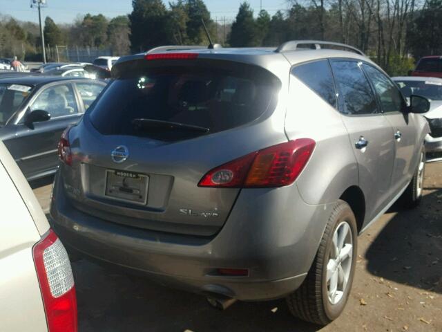 JN8AZ18W19W126293 - 2009 NISSAN MURANO S TAN photo 4