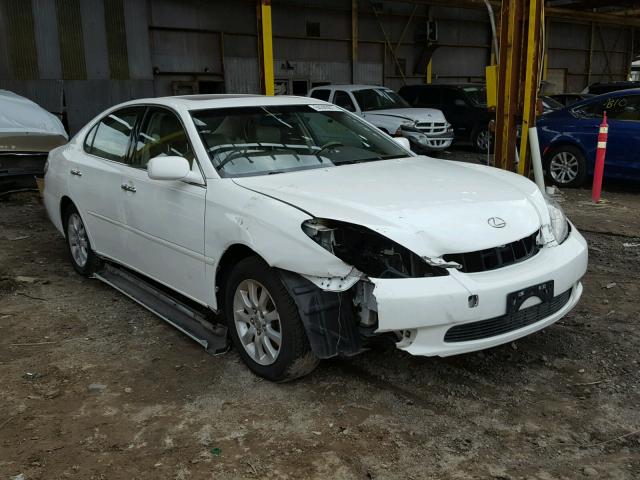 JTHBF30G630141731 - 2003 LEXUS ES 300 WHITE photo 1