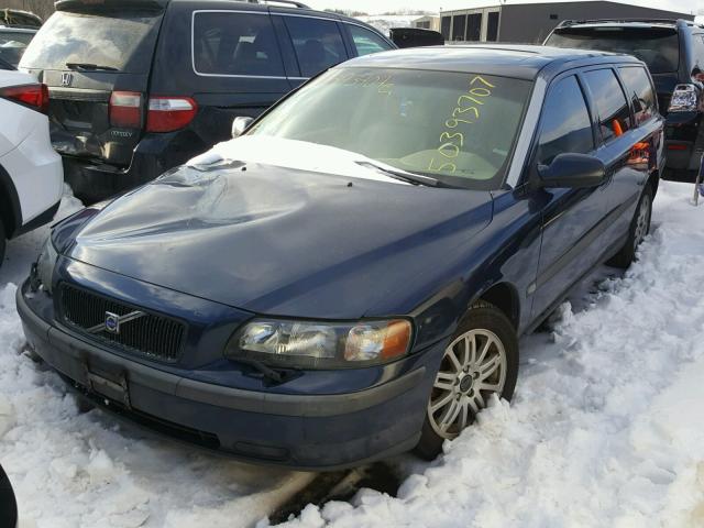 YV1SW61R821261441 - 2002 VOLVO V70 BLUE photo 2