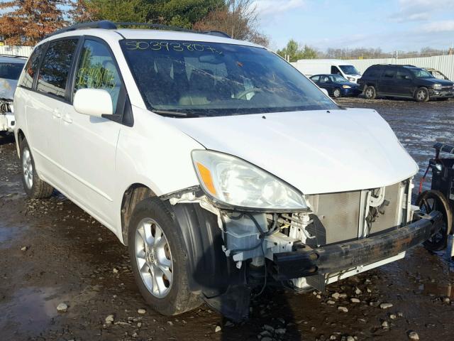 5TDZA22C24S146538 - 2004 TOYOTA SIENNA XLE WHITE photo 1