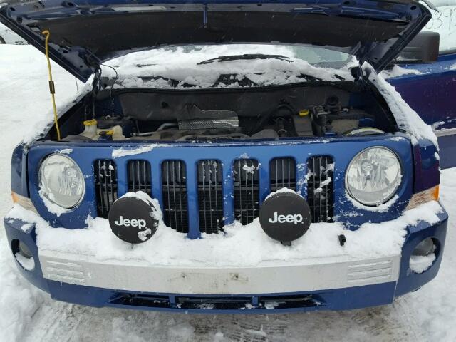 1J4FF48B29D167062 - 2009 JEEP PATRIOT LI BLUE photo 7