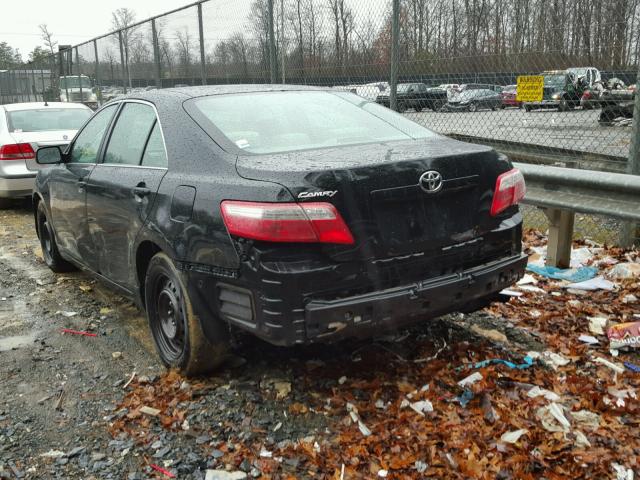 4T1BE46K59U317672 - 2009 TOYOTA CAMRY BASE BLACK photo 3