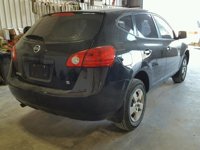 JN8AS58T89W049939 - 2009 NISSAN ROGUE S BLACK photo 4