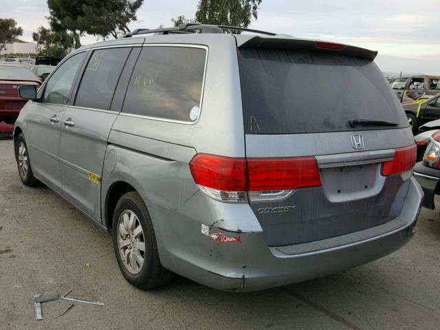 5FNRL38658B039141 - 2008 HONDA ODYSSEY EX SILVER photo 3