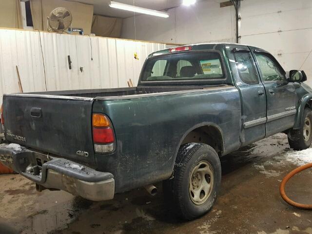 5TBBN44103S433977 - 2003 TOYOTA TUNDRA ACC GREEN photo 4